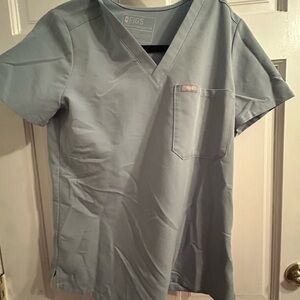 Figs Sky Blue Technical Collection Top
